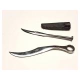 WRENCH AND SPIKE HAND FORGED KNIVES- WITH ONE