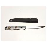 CUSTOM HAND FORGED KNIFE WITH HAND MADE SHEATH-