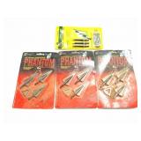 PHANTOM- 3 PACKS- # 4125- BROADHEADS AND
