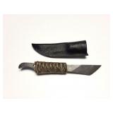 CUSTOM HAND MADE KNIFE- WRAPPED HANDLE- HAND MADE