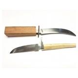 2- CUSTOM MADE KNIVES- UN- FINISHED