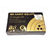 BRI SABOT BULLETS- 12 GAUGE- 5 SHELLS- 2 3/4'