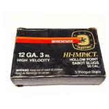 WINCHESTER- 12 GAUGE- 3 INCH HIGH VELOCITY-