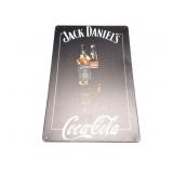 JACK DANIEL'S- COCA COLA- TIN SIGN