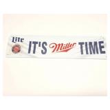 MILLER LITE- IT'S MILLER TIME - TIN SIGN