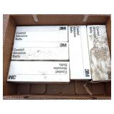 3M- BELT SANDER BELTS- 3 INCH BY 21 INCH- 5 FULL