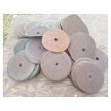 ABRASIVE SANDING DISCS- APPROXIMATELY 7 INCHES