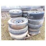 LARGE LOT OF WHEELS- VARIOUS SIZES