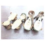 2- PAIRS VINTAGE ROLLER SKATES
