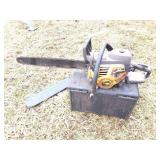 POULAN PRO - CHAINSAW- IN CASE- 50 cc- HAS