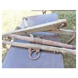 ANTIQUE- HORSE EVENERS AND NECK YOKES