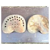 2- VINTAGE IMPLEMENT- TRACTOR SEATS