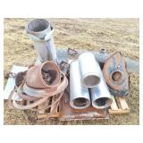 LINED- FURNACE PIPE- SPLIT RIMS AND MORE-