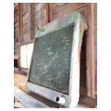 LARGE VINTAGE RADIATOR- GREEN