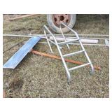 STAINLESS STEEL POOL STEPS- AND OTHER METAL ITEMS