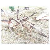 SINGLE BOTTOM HORSE DRAWN SULKIE PLOW