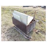 HEAVY DUTY PULL SLED WITH RUNNERS- WITH WOODEN