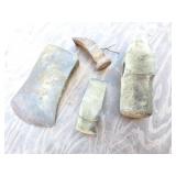 VINTAGE- AX HEAD AND HAMMER HEADS