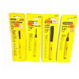 STANLEY -4- CHISELS-IN ORIGINAL PACKAGING