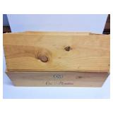 2-WOODEN CRATES