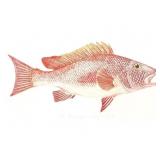 LARRY CRAWFORD-" RED SNAPPER"- LIMITED EDITION-