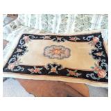 ALL WOOL RUG- 3 X 5 FOOT- VERY NICE
