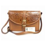 HENDERSON LEATHER- ALLIGATOR PURSE- NEW