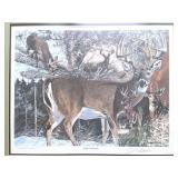 EIGHT WHITETAILS- PRINT- FROM WHISPERING WINDS