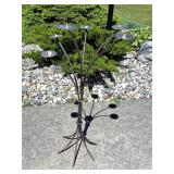METAL TALL CANDLE HOLDER- APPROXIMATELY 4 FOOT