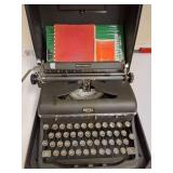 ROYAL - QUIET DELUXE - TYPEWRITER WITH PAPERWORK