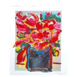 PETER MAX- STAMPED-  SIGNED- NUMBERED PRINT-