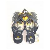 CORONA EXTRA- LARGE MENS FLIP FLOPS- 10/11- NEW