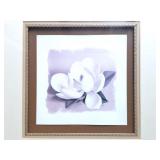 WATERCOLOR WATER LILY- MATTED AND FRAMED- VERY
