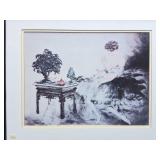 VINTAGE FRAMED PRINT- 19 INCHES BY 23 INCHES