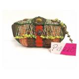 PREZZO PURSE- NEW- STYLE- 2857 - GREEN- WITH