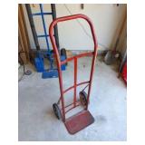 RED TWO WHEELED DOLLY CART