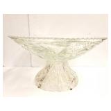 LEADDD CRYSTAL- PEDASTOOL SERVING BOWL