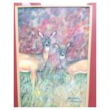 MICHAEL PHILLUPS ORIGINAL WATER COLOR-FRAMED-