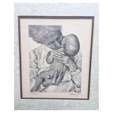 SIGNED AND NUMBERED PRINT- 396/500- FRAMED-