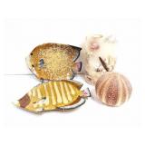 AQUATIC DECOR ITEMS- 4 PIECES