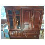 WOODEN ENTERTAINMENT CENTER-NICE