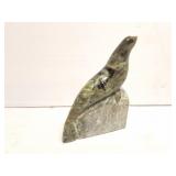 HAND CARVED SOAP STONE SEAL-SIGNED