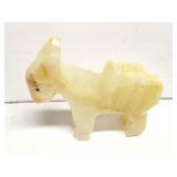 HAND CARVED SOAP STONE - PACK DONKEY