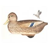 LARRY CRAWFORD-"MALLARD HEN DECOY"- LIMITED