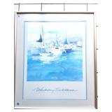 " WEEKDAY SOLITUDE"- BY RANDALL HIGDON- FRAMED-