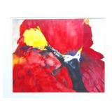 PARROT WATER COLOR- PARROT- 24 INCHES BY 30