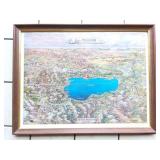 LAKE TAHOE- SILVER STATE PRESS- RENO- LITHOGRAPH-