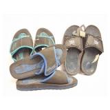 3 PAIR WAVEZONE SANDALS-SIZE 11- NEW OLD STOCK