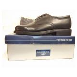 DOCKERS- SIZE 10- MANHATTEN DRESS SHOES- BLACK-