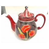 DECOR PAINTED TEA POT